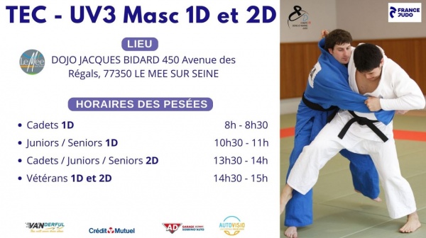 TEC UV3 Masc 1D et 2D